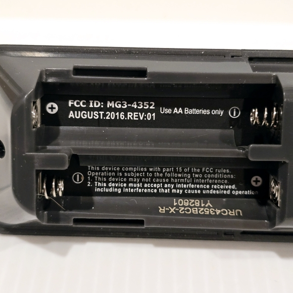 Xfinity Black Remote Control Set - Picture 14 of 16